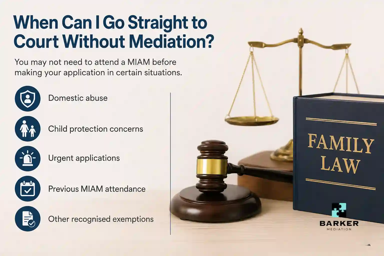 When Can I Go Straight to Court Without Mediation Manchester?